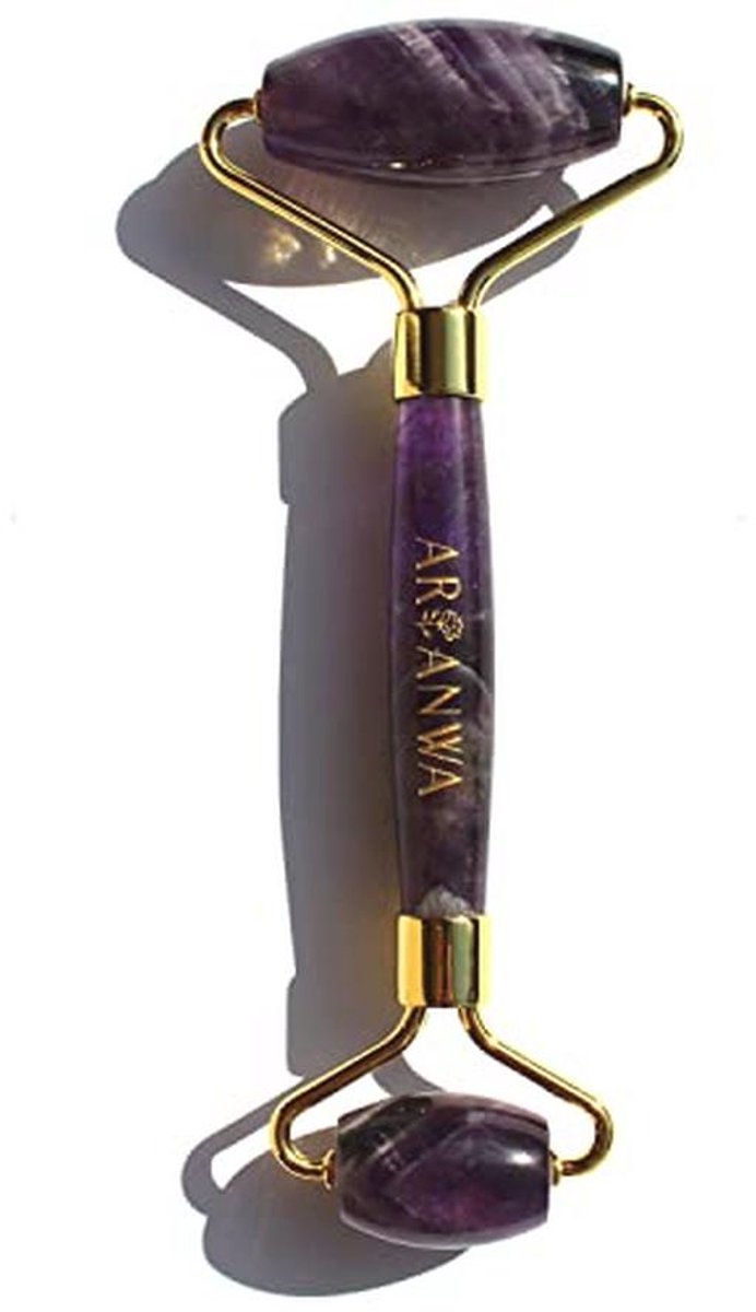 Premium Amethyst Roller voor Gezichtsmassage - 100% Natuurlijke Amethist
