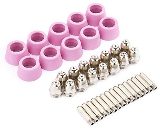 Plasma Cutter Nozzles en Accessoires Set - 40 Stuks voor Snijbranders AG60 SG55 — afbeelding 5