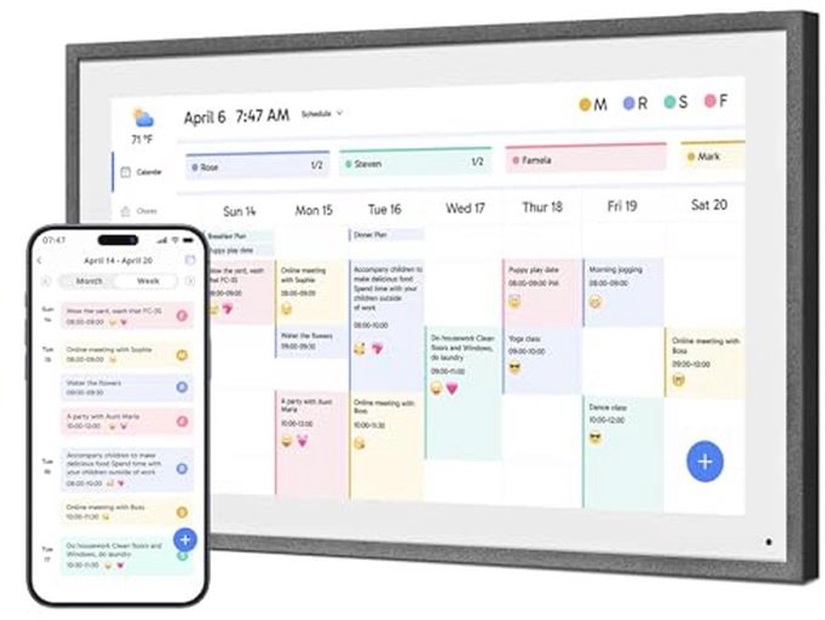 Digitale Kalender 21,5 Inch, 1920 x 1080 FHD - Elektronische - Digitale - €875,93