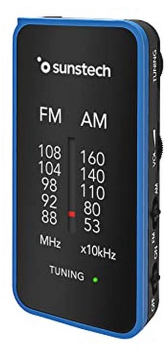 Draagbare multiband FM-radio - Compact, analoog en eenvoudig in gebruik