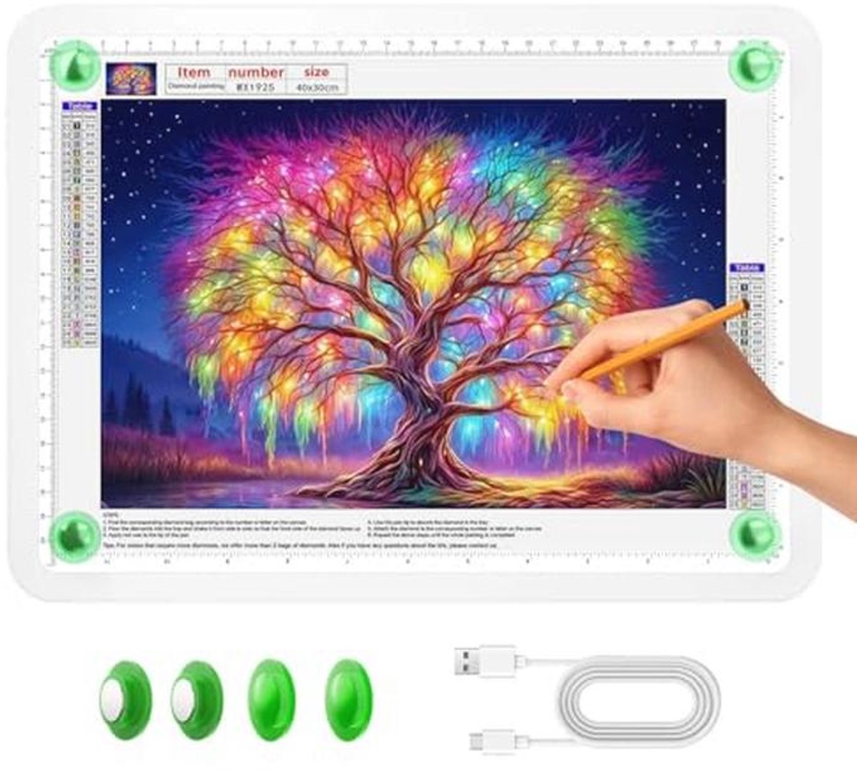 A4 lichtbox voor tekenen en creatief werk