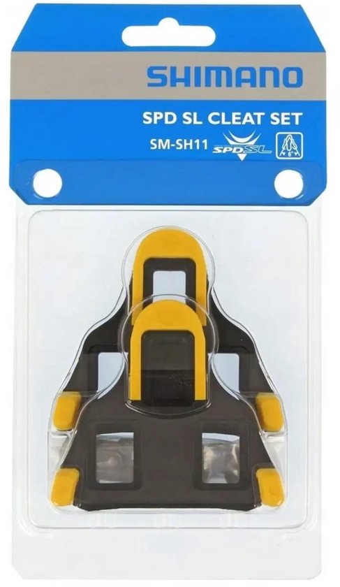 Shimano - SPD-SL SH11 Schoenplaatjes 6° Geel