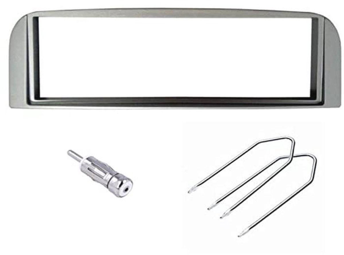 1 DIN Radiopaneel Frame Autoradio met Antenne Adapter en Demontage Sleutels voor Alfa Romeo