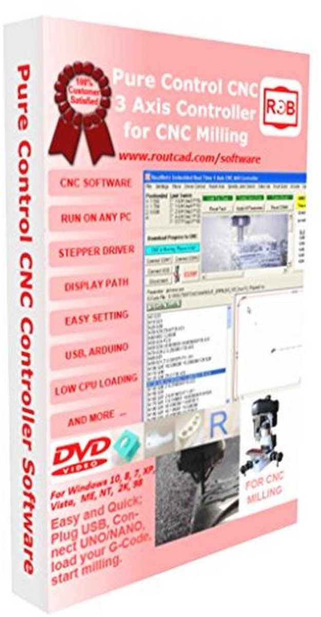 4 Axis Stepper Motor Controller for CNC Milling with G-Code Translator