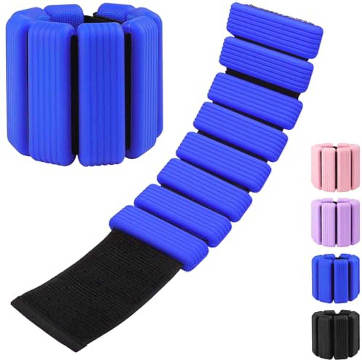 Verstelbare Enkelgewichten Set van 2 - 1 kg - Ideaal voor Yoga, Pilates, Hardlopen en Fitness