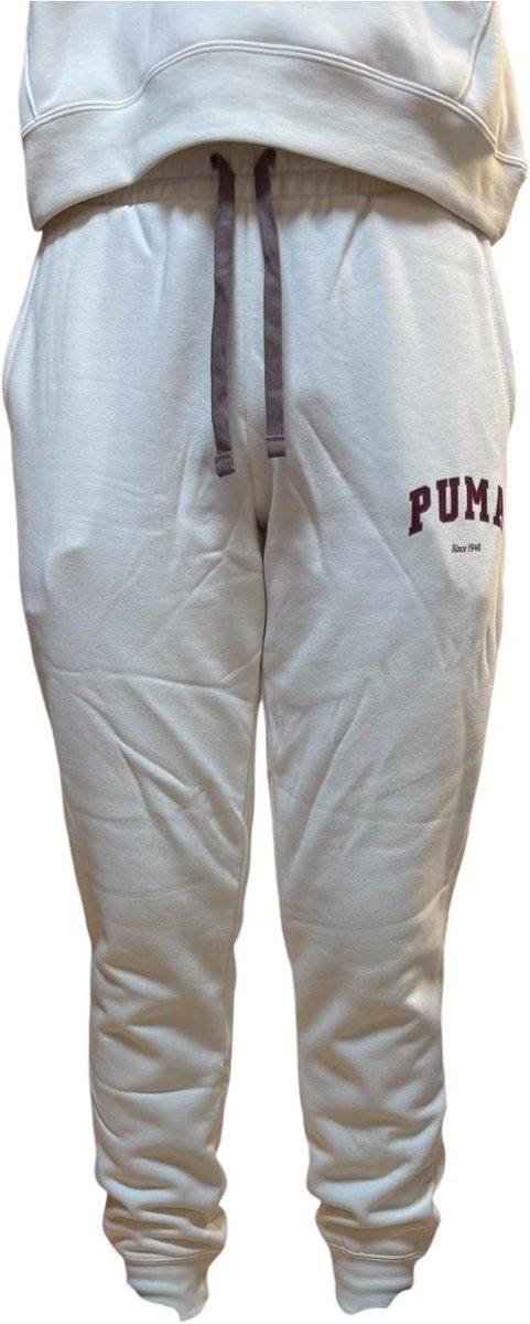 Puma Varsity Sweatpants FL Sportbroek Mannen Bordeaux