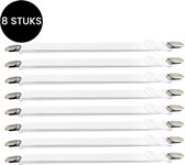 Purepeak Lakenspanners 1 Persoonsbed Set 8 Stuks - Universele Dekbedclips - 130 cm - Dekbedklemmen - Bedbretels