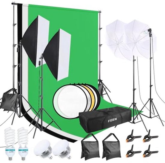 Platte Achtergrond Fotografie 6 Stuks Set 54x84cm Voedsel Achtergrond