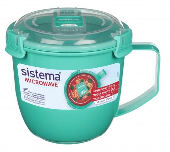 Grote Magnetron Soepbekers 900 ml - BPA-vrij, Ideaal voor Soepen en Dranken — afbeelding 4