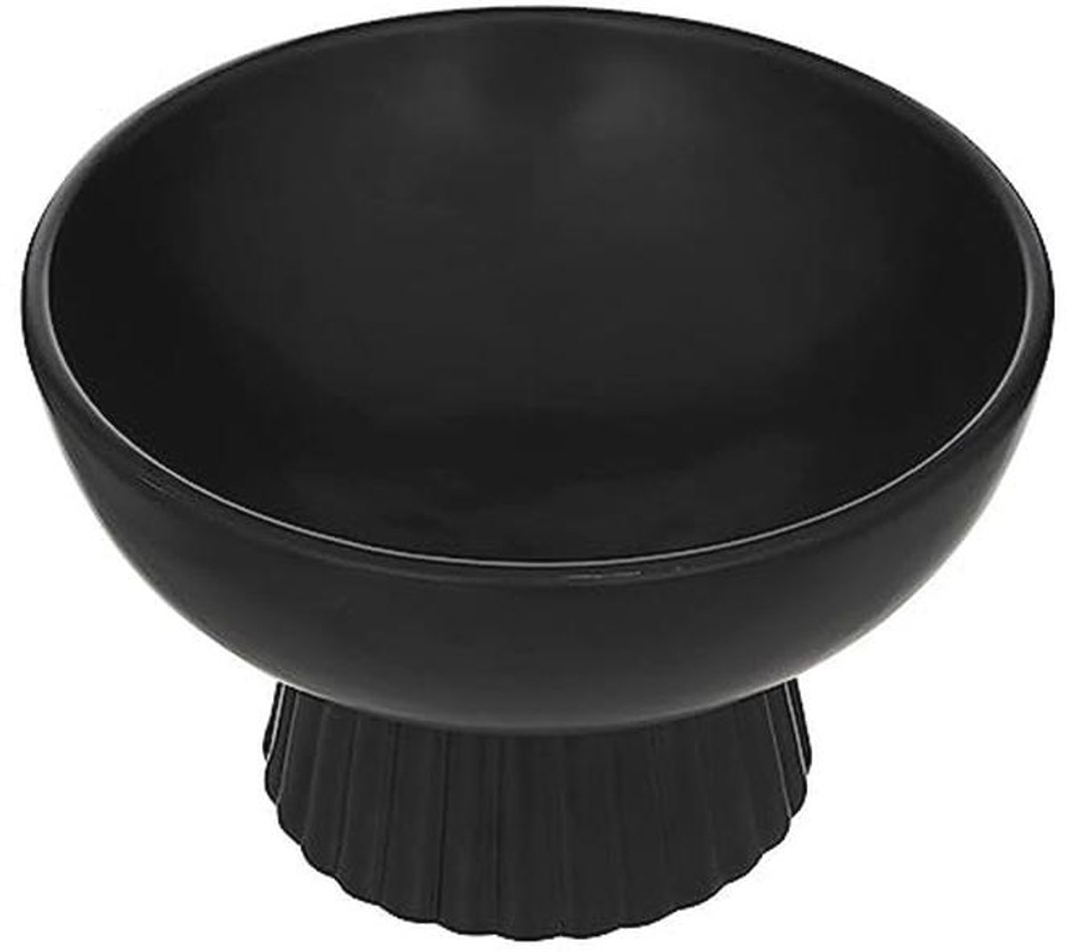 Keramische Serveerschaal 22cm Zwart