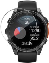 Screenprotector geschikt voor Garmin Fenix 8 Pro – 47mm – Gehard glas – Hoge kwaliteit screen protector 47 mm – Tempered Glass 9H – 1 stuks – TechDefend