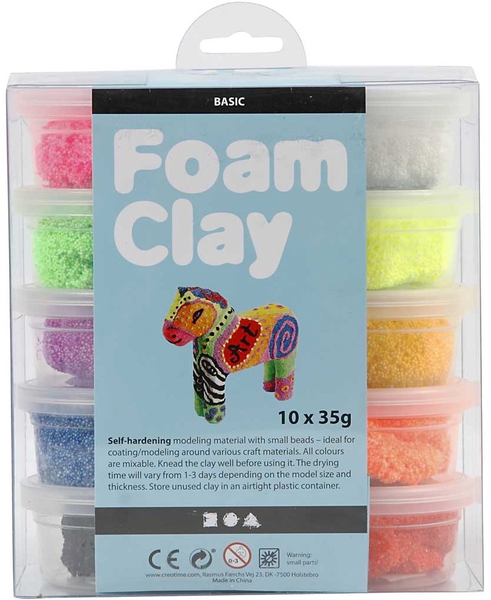 Foam Clay® Startset van 10 kleuren - Boetseren - Aan de lucht drogende klei — afbeelding 7