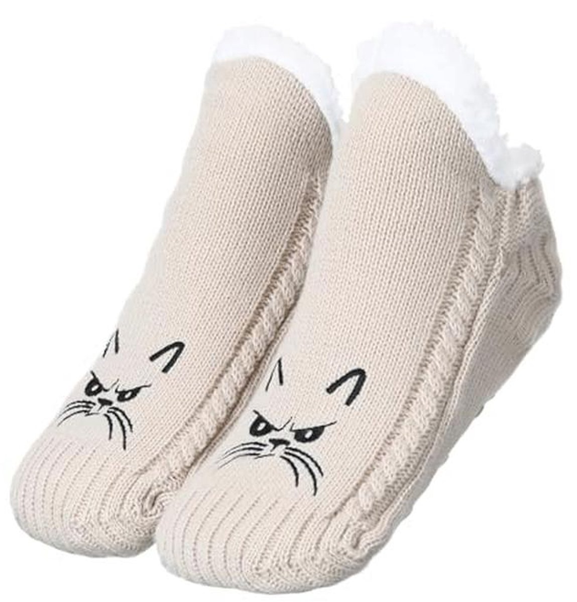 Winter Huissokken voor Dames - Gezellige en Antislip Beddensokken