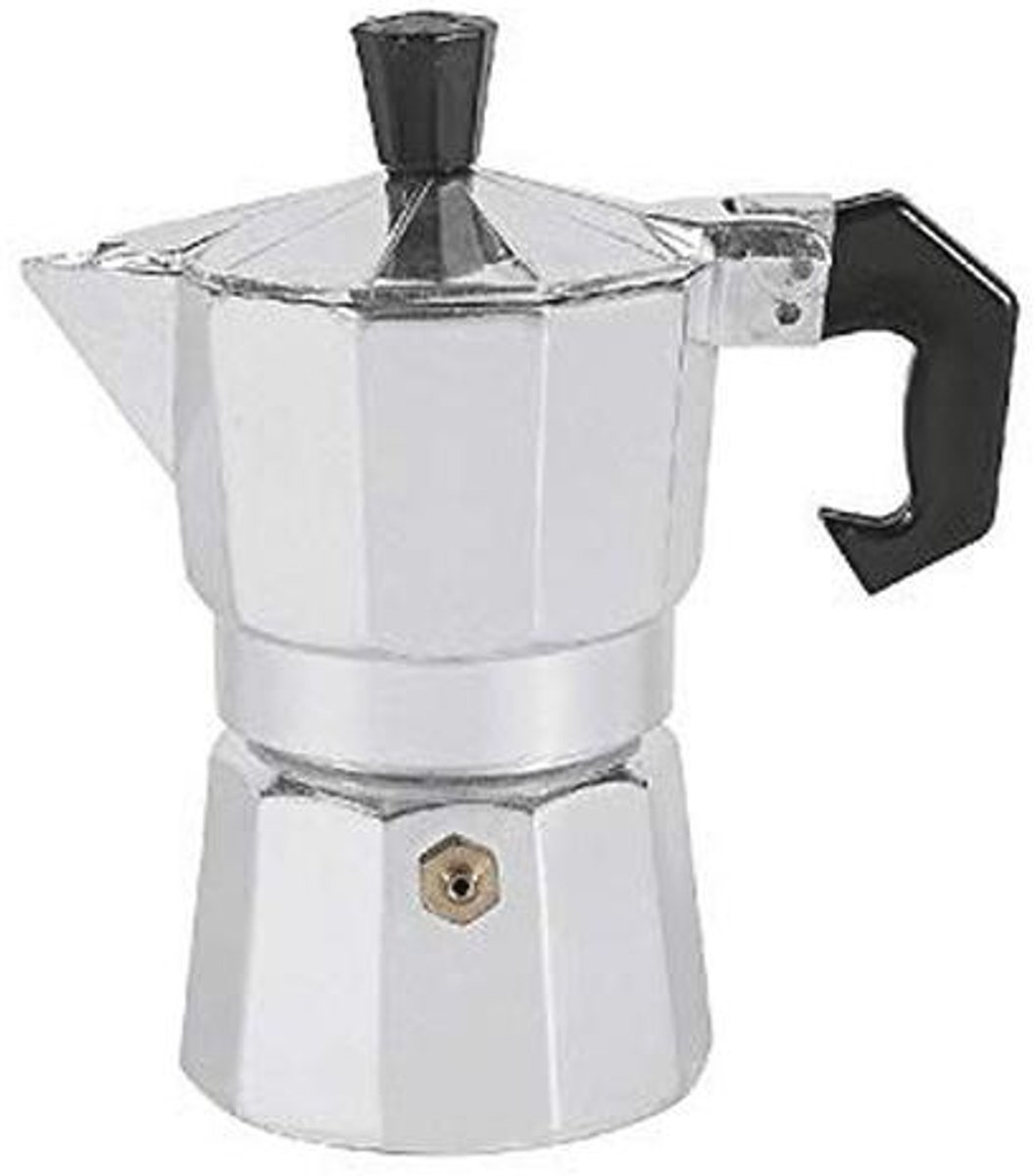 Aluminium espressokoker voor 1 kopje – Traditionele espresso bereiding