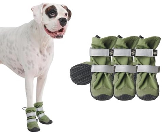 Hondenschoenen Voor Bescherming Van De Poot | Waterdichte En Antislip Winterlaarzen Voor Honden Hondenschoenen Voor Bescherming Van De Poot | Waterdichte En Antislip Winterlaarzen Voor Honden