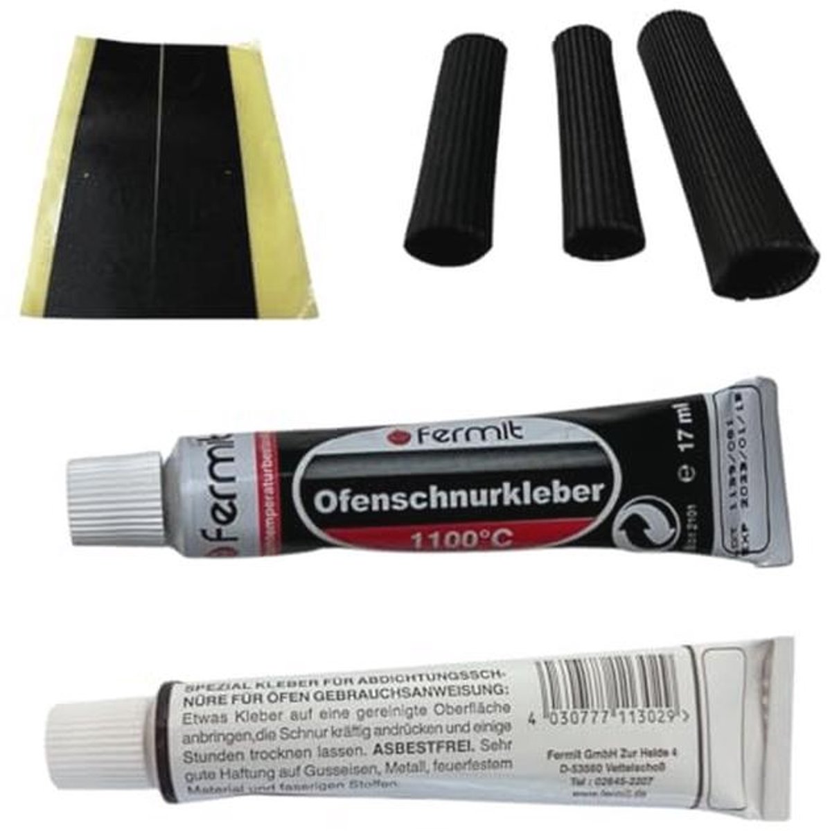 Kachelafdichtsnoer Lijmset met 3 Mouwen en Bindmiddel