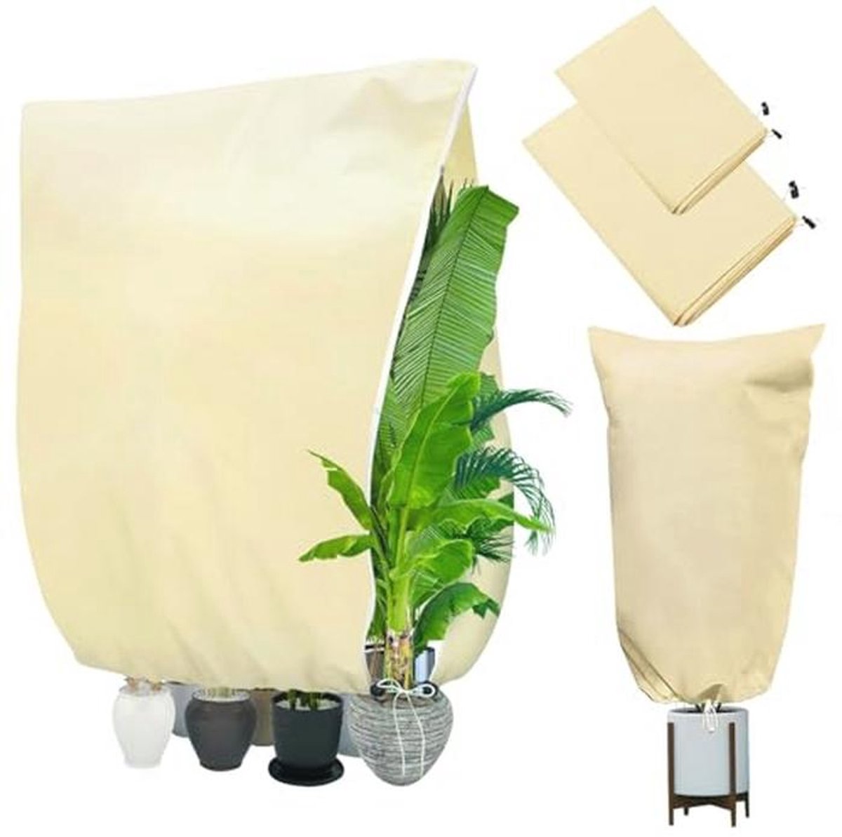 Winterbescherming voor Planten – Ideale Plantenafdekking met Vorstbescherming