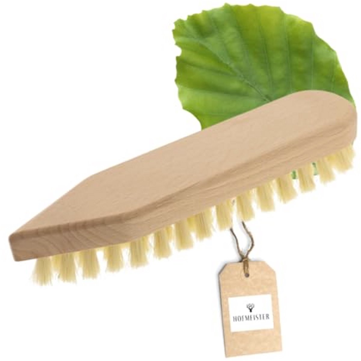 Schuurborstel 21 cm - Natuurlijke Borstel voor Huishouden en Auto