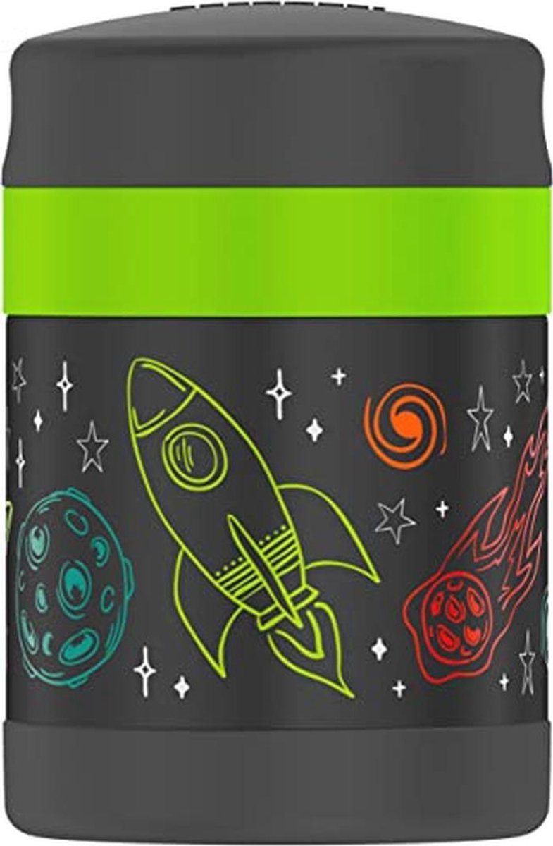 Vacuum Insulated RVS Thermos Flessen met Lepel - 10oz Voedselcontainer