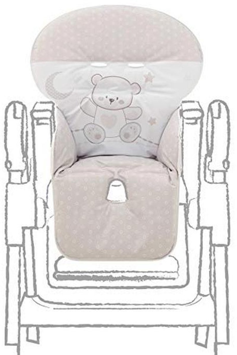 Stoelbekleding PVC Jolie Choco voor Hoge Stoel