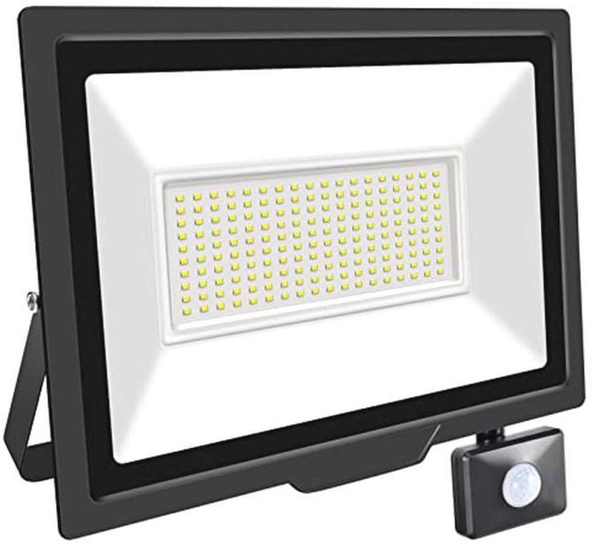 150W LED Schijnwerper met Bewegingsmelder - Waterbestendige Veiligheidsverlichting voor Garage, Tuin en Ingang
