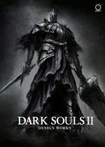 Boekomslag Dark Souls II Design Works met een duister figuur in pantser.