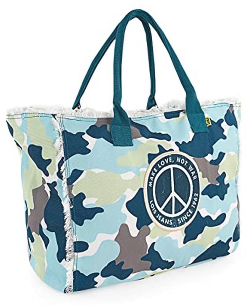 Dames Strandtas - Elegante Canvas Tote Bag - Multifunctionele Schoudertas met Print - Hoge Kwaliteit Strand- en Winkeltas