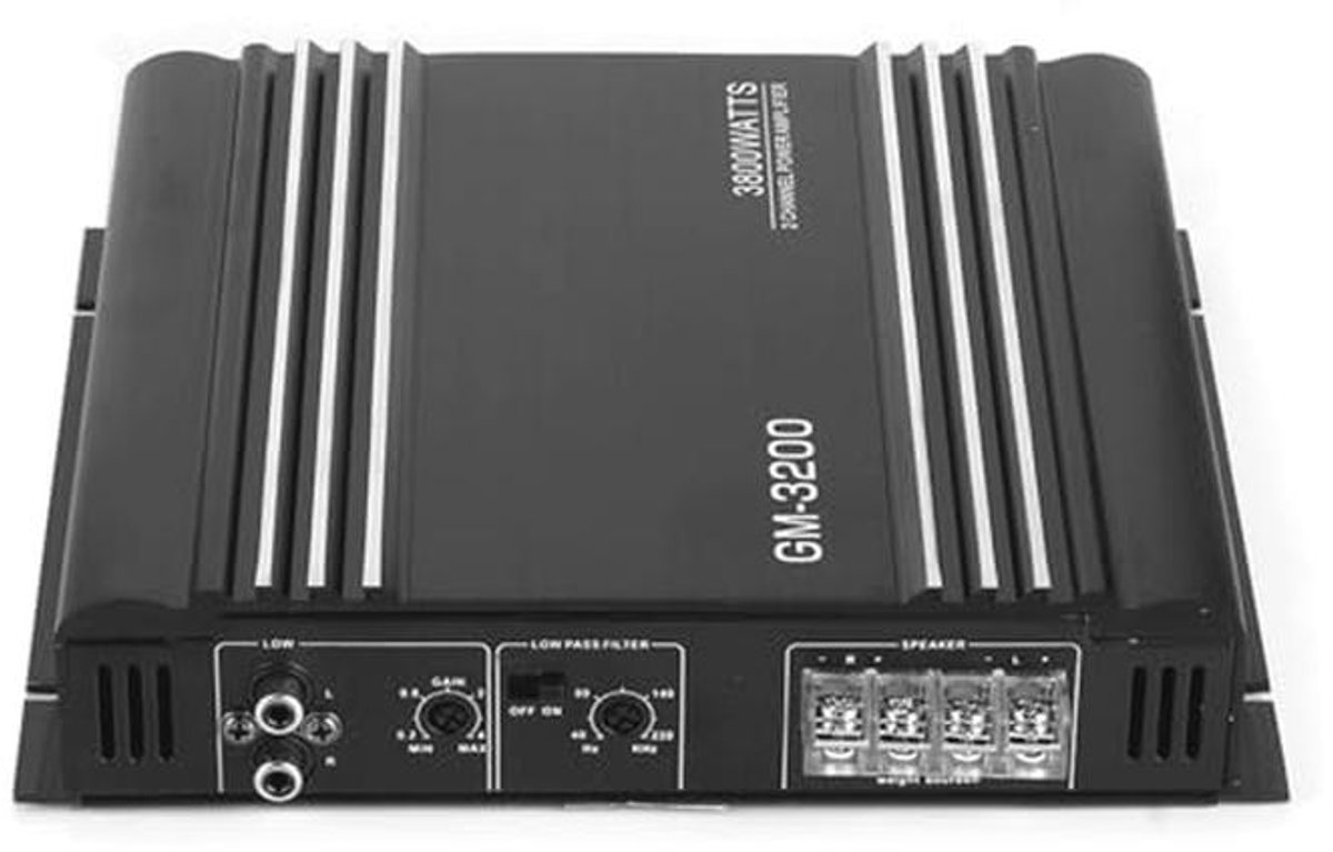 3800W 2 Kanaals Auto Audio Eindversterker 12V - Hifi Stereo Versterker voor Auto