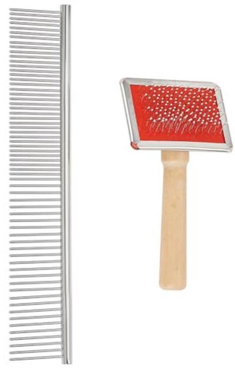 Macrame Fringe Comb Set - 2 Stuks, RVS, Ideaal voor Macrame Projecten