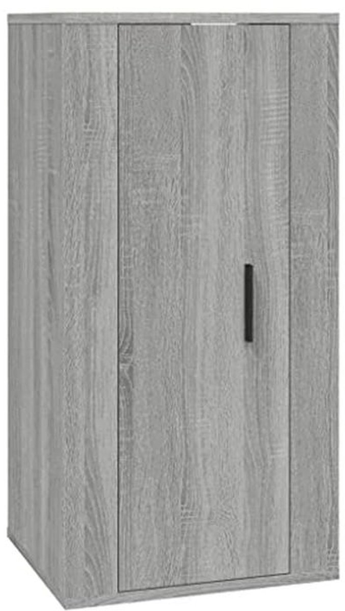 TV wandmeubel 40x34,5x80 cm grijs sonoma eiken