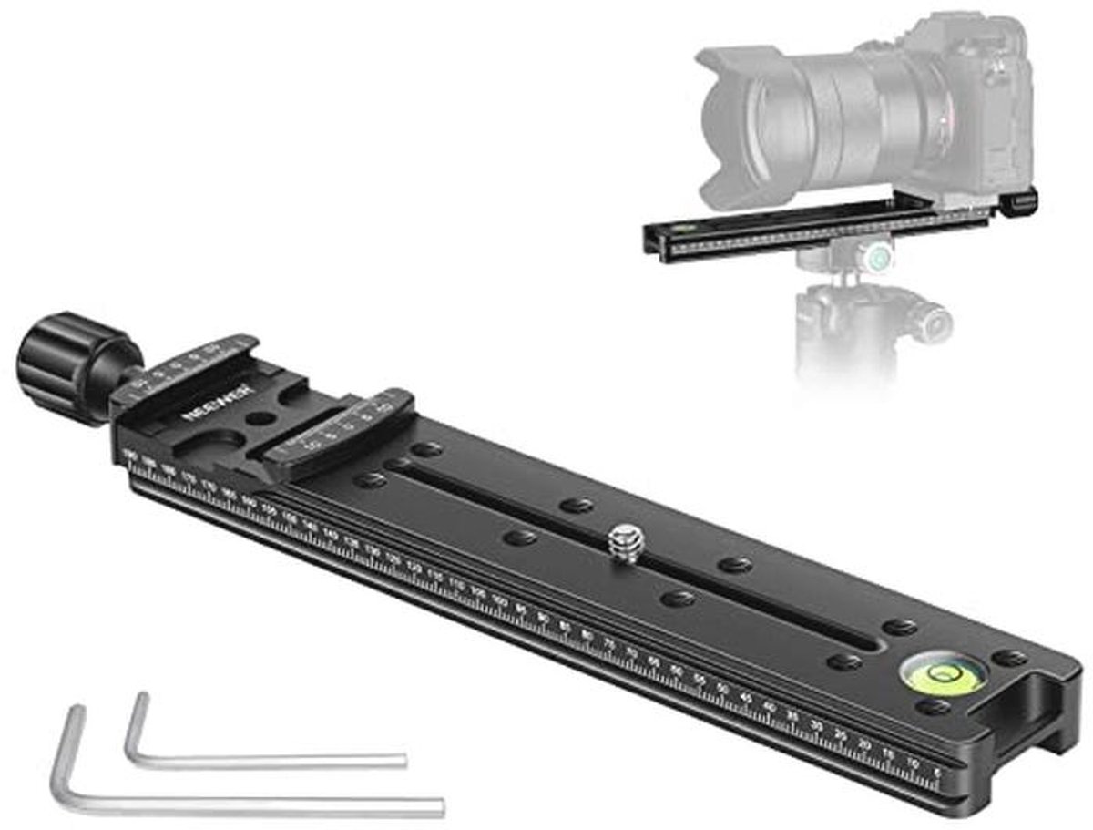 200mm Professionele Nodal Slide Rail Metalen Quick Release Klem voor Camera