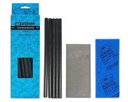XCMAN Alpine Freeride Snowboard Ski-basis Ptex Base Reparatieset: 5 ptex, metalen schraper, schuurspons