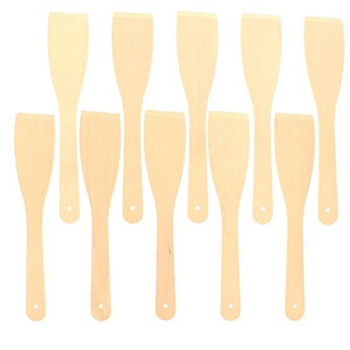Spatel 30 cm - Set van 10 stuks van beukenhout
