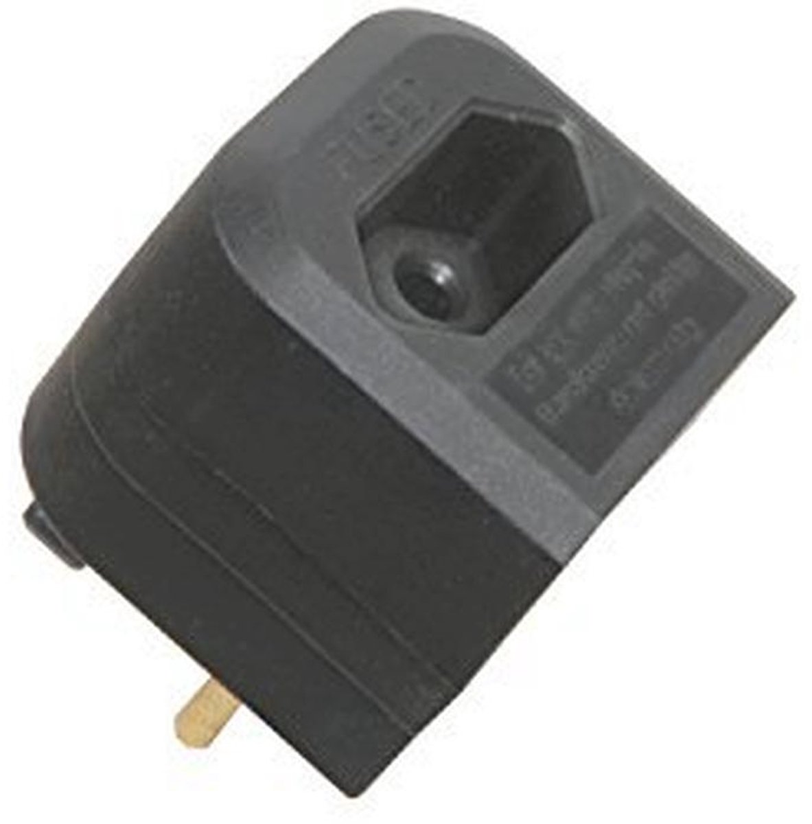Euro Converter Plug Zwart