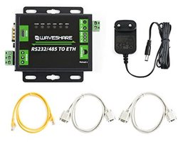 Industrieel RS232/RS485 naar Ethernet Converter met Dubbele Seriële Poorten - TCP/UDP Client en Server