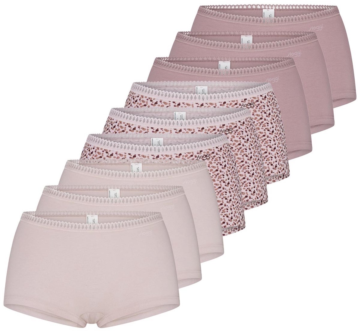sloggi Dames shorts slip 9 pack GO Crush