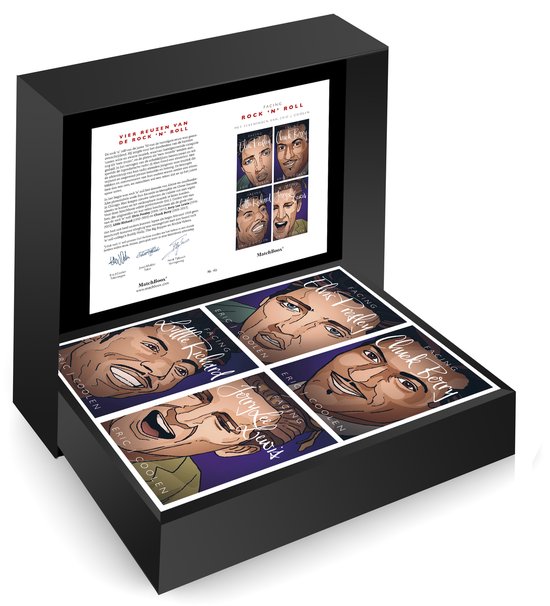 MatchBoox - Rock 'n' Roll Serie - Unieke handgemaakte uitgave verpakt in een luxe geschenkdoos van MatchBoox - Kunstboeken