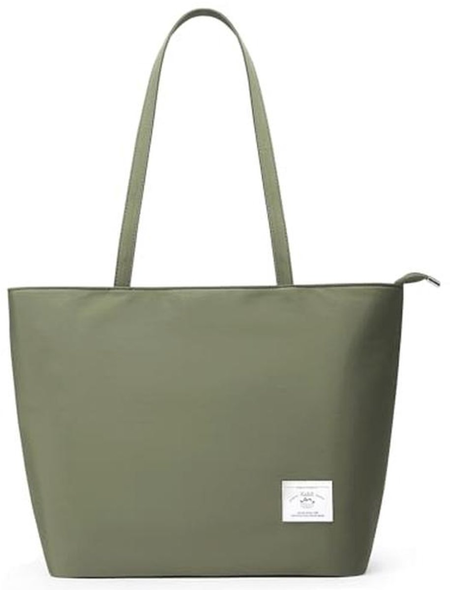 Minimalistische Draagtas voor Vrouwen - Laptop Schoudertas met Rits voor School en Werk