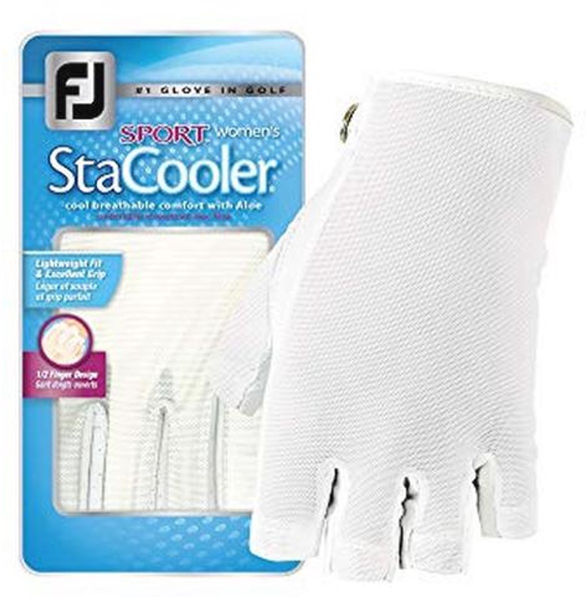 Dames Golfhandschoen StaCooler voor Warm Weer - Wit