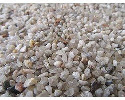 Aquariumgrind 1 kg tot 30 kg - Kwartsgrind grijs wit, 2-3 mm voor een prachtige aquariumbodem