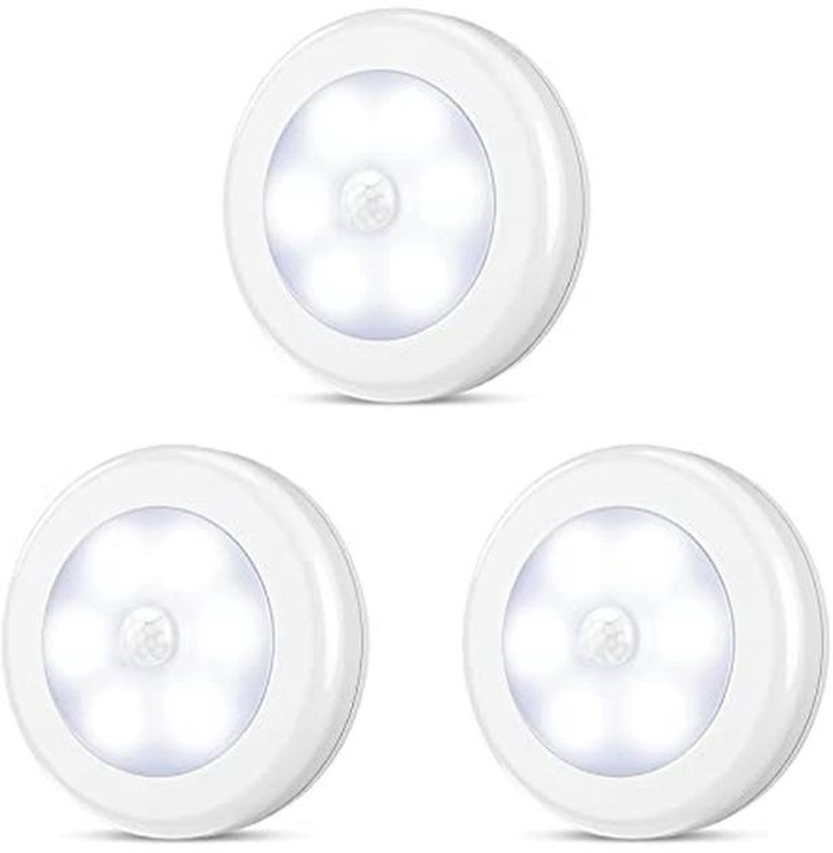 Led-nachtlampje met Bewegingsmelder voor Binnen en Buiten - Perfect voor Hal, Wandkast en Badkamer