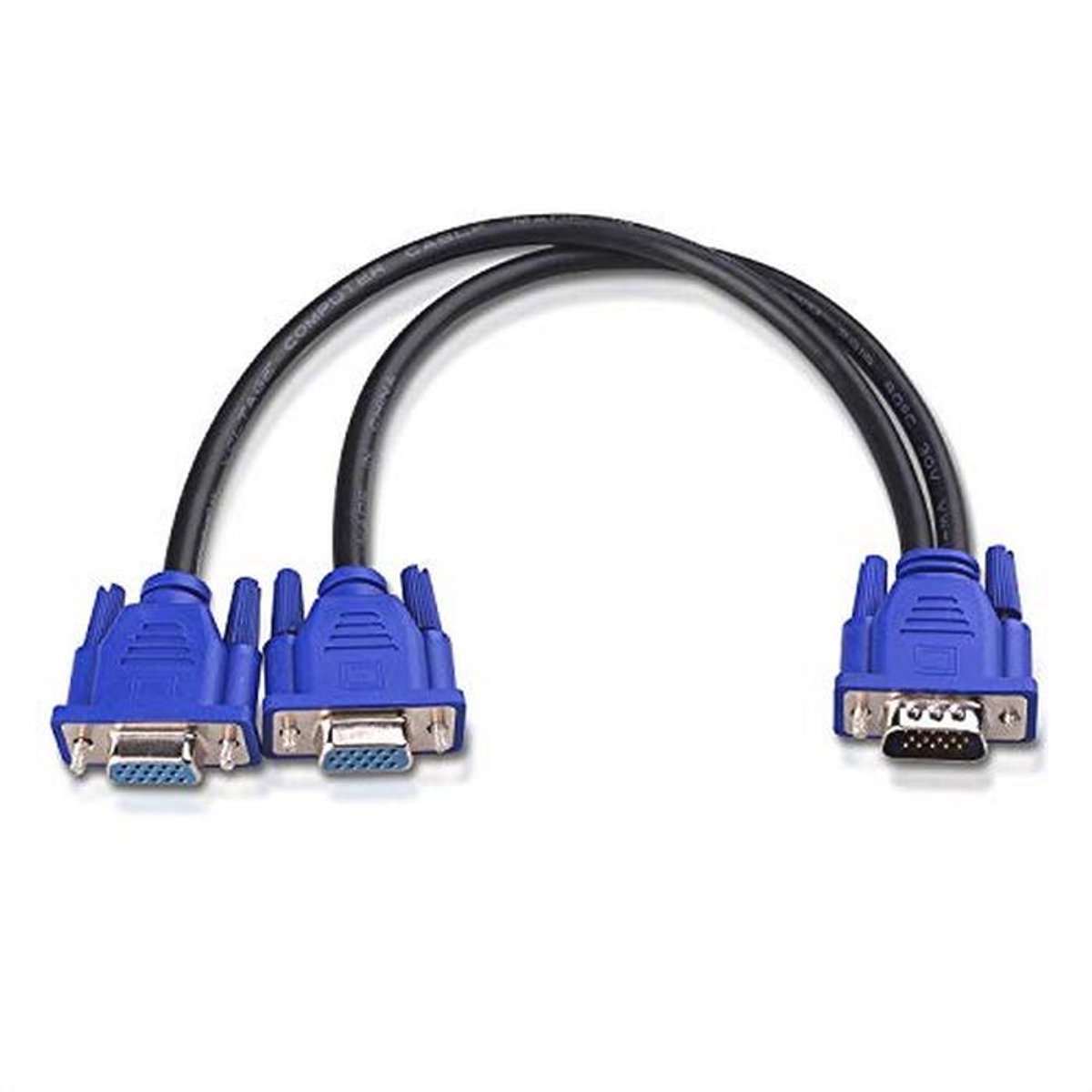 VGA Splitter Kabel voor Beeldduplicatie - 0.3 m