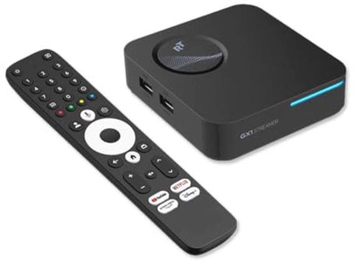RockTek GX1 Google-gecertificeerde Android TV Box met Realtek RTD1325, 4GB LPDDR4 RAM, 32GB opslagruimte, WiFi 6 & Bluetooth 5.2, Dolby Atmos, 4K HDR streaming mediaspeler