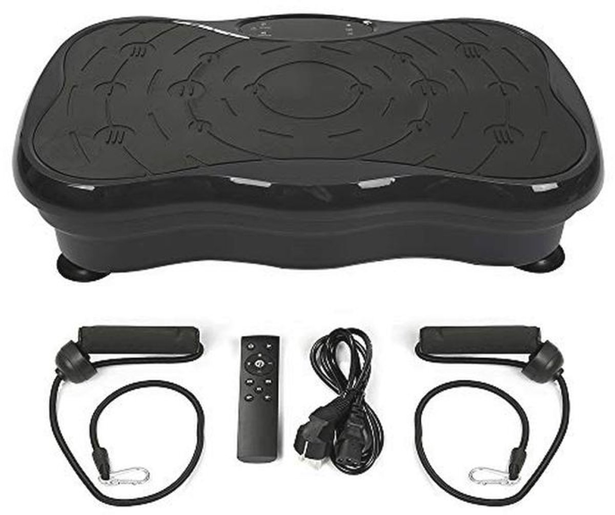 Vibratieplatform met LCD-scherm en afstandsbediening - 200W, 53x32,5 cm - Effectief thuis trainen en vet verminderen