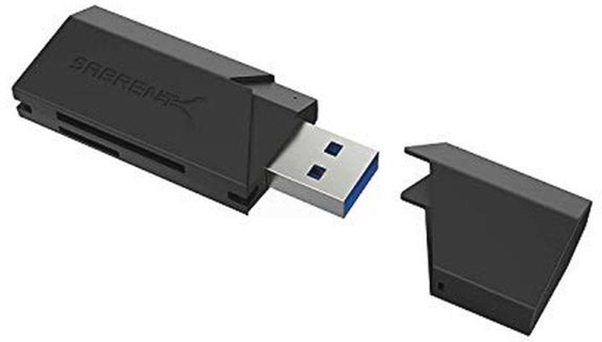 2-Slot USB 3.0 Flash Geheugenkaartlezer voor SD, MicroSD, en MMC - Compatibel met Windows, Mac, Linux en Android