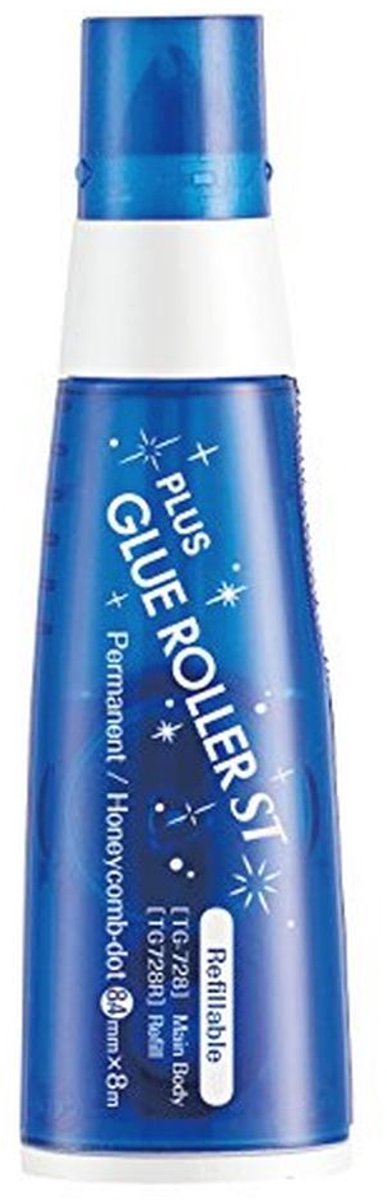 Navulbare lijmroller met honingraatpatroon - 8,4 mm breed, 8 m lang - Perfect voor kantoor, thuis en school