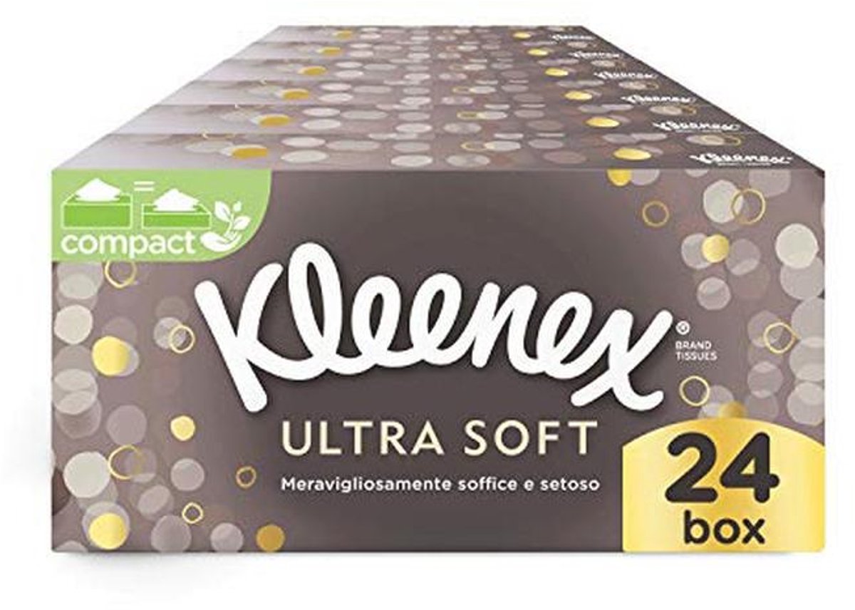 Ultra Soft Papieren Zakdoeken Box, 24 Dozen met 80 Zakdoeken