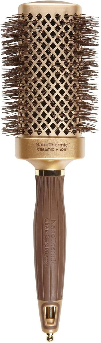 NanoThermic Ceramic Ion Shaper Square Hair Brush - 2 Stuks