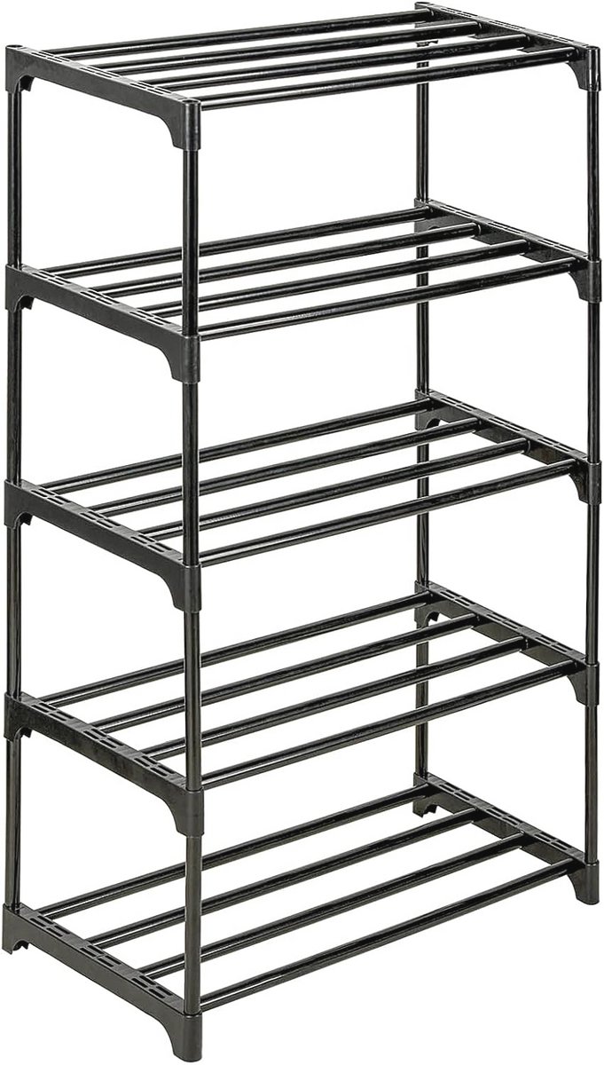 Schoenenrek Organiser - Heavy Duty Metalen Opbergplank voor Schoenen met Snelle Montage