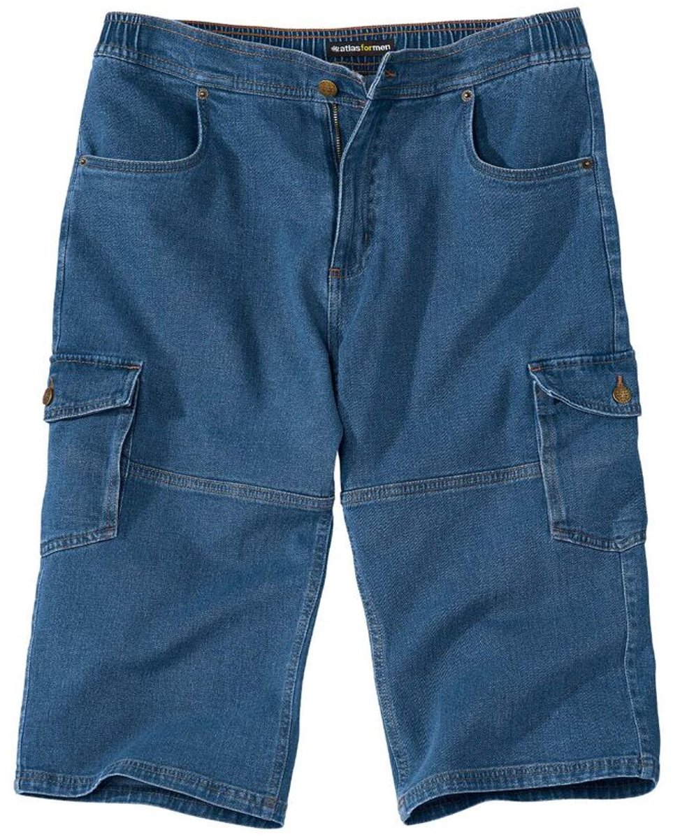 ATLAS FOR MEN - Comfortabele kuitbroek van stretch denim - Heren - Verkrijgbaar in grote maten - 5XL
